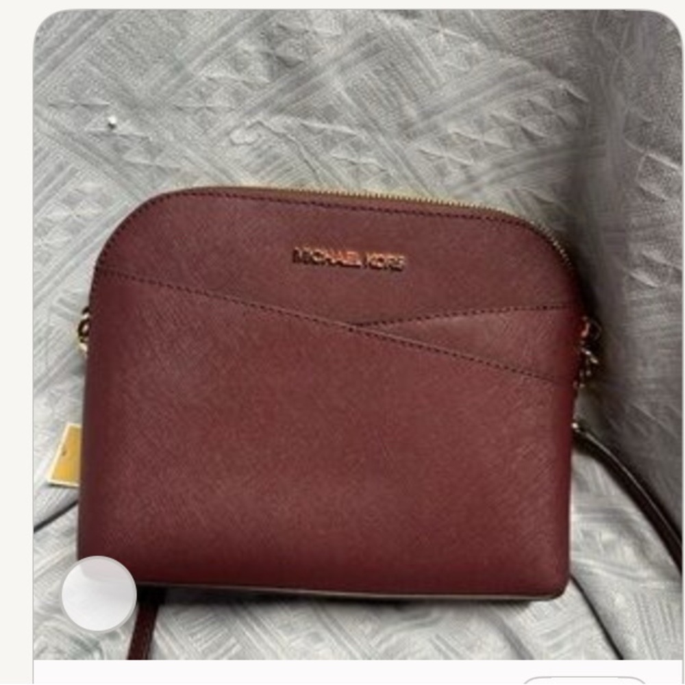 Michael Kors ox blood Bag and wallet